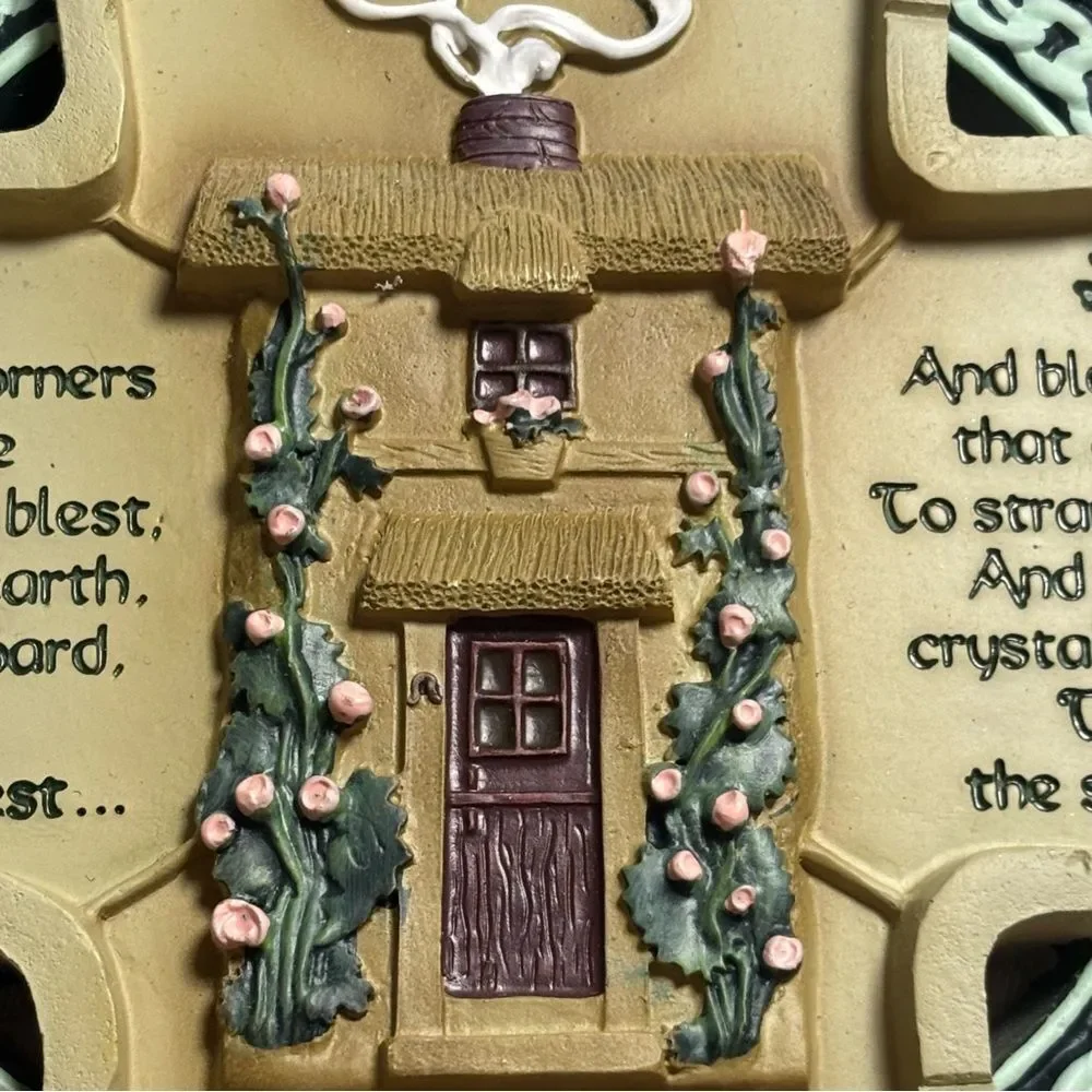 Abbey Press Irish Home Blessing Decorative Cross Shaped Plaque